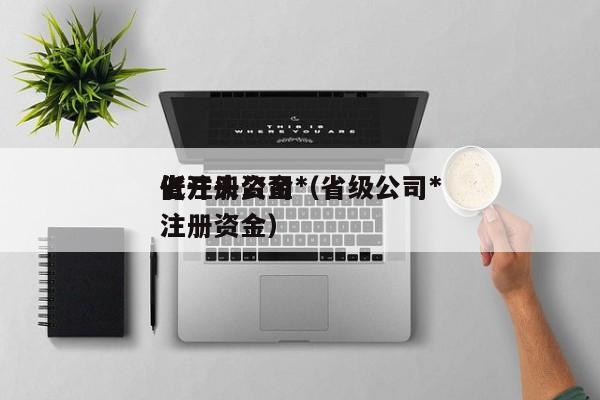 省开头公司*
低注册资金（省级公司*
低注册资金）