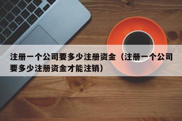 注册一个公司要多少注册资金（注册一个公司要多少注册资金才能注销）