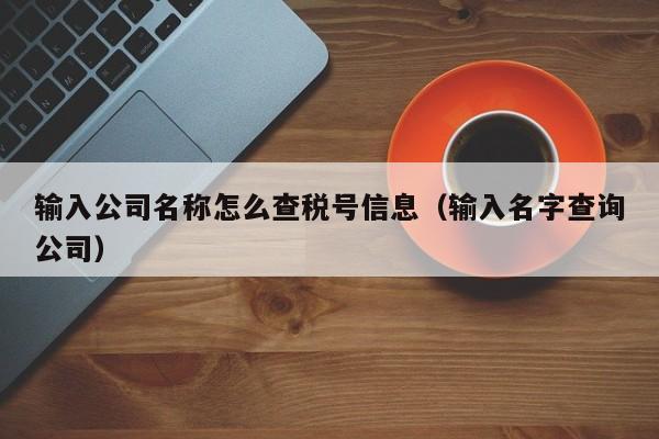 输入公司名称怎么查税号信息（输入名字查询公司）