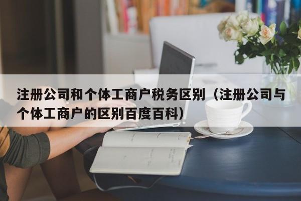 注册公司和个体工商户税务区别（注册公司与个体工商户的区别百度百科）
