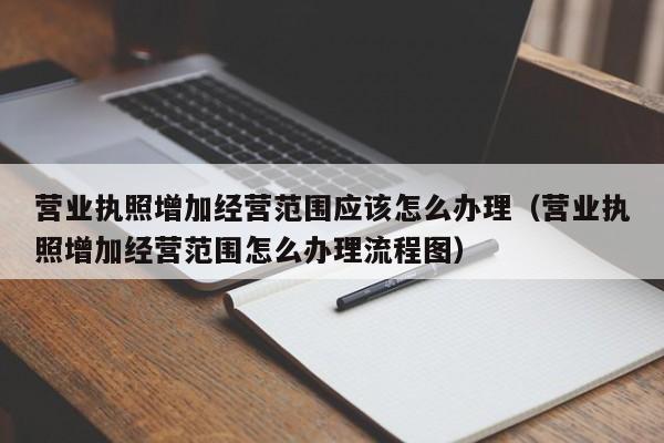 营业执照增加经营范围应该怎么办理（营业执照增加经营范围怎么办理流程图）