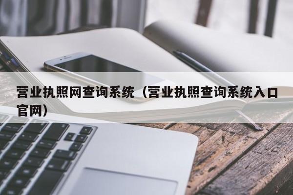 营业执照网查询系统（营业执照查询系统入口官网）