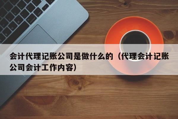 会计代理记账公司是做什么的（代理会计记账公司会计工作内容）