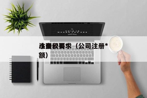 注册公司*
小面积要求（公司注册*
小金额）