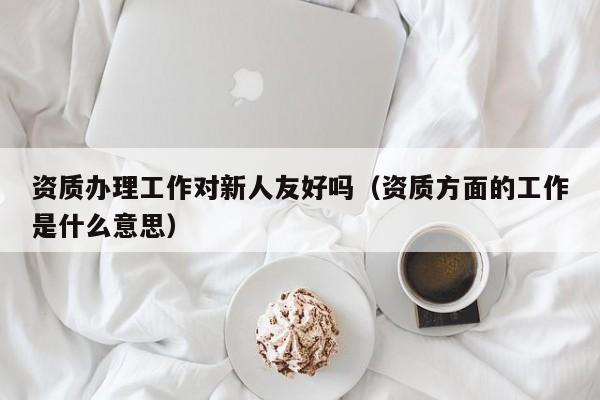 资质办理工作对新人友好吗（资质方面的工作是什么意思）